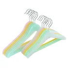 Hook Children 360 Degree Metal Hook Free Sample Clear Kid Cloth Hanger Children Plastic Baby Hangers