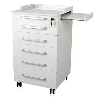 Hospital Stainless Steel Movable Convenient & Durable Top Dental Cabinet Dental Clinic Equipment Medical Trolley Cabinet Cart