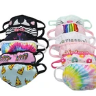 Mask Cotton Cute Cartoon Print Party Mask For Kids Winter Dustproof And Warm Cotton Mask