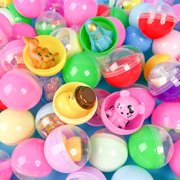 45mm/50mm/65mm/75mm/100mm plastic shell capsule toy surprise eggs Gashapon Capsule Toys for vending machine