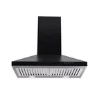 Range Hood Stainless Steel Island T Shape Kitchen Cooker Hood With Filter