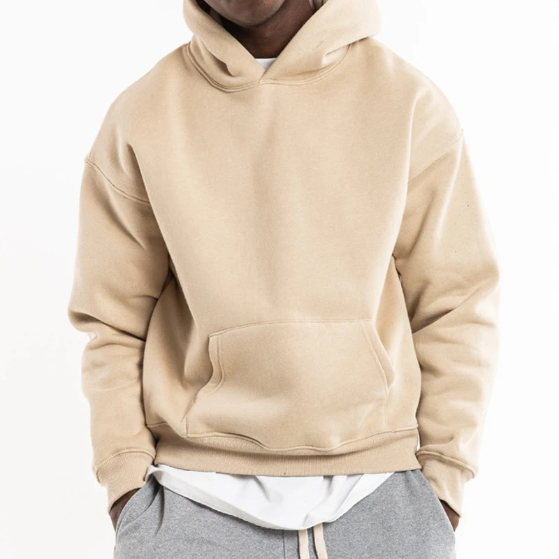 blank tan hoodie