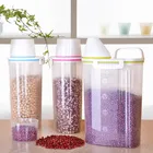 Plastic Storage Container 17*11*29 Cm Plastic Kitchen Food Storage Container For Rice Cereal Beans Snacks