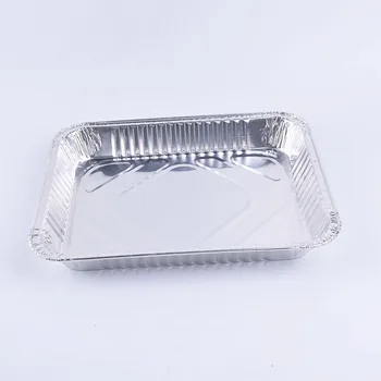 Laixin Aluminum Foil Pan Disposable Food Trays Bbq Grill Plates Foil Box Food Container