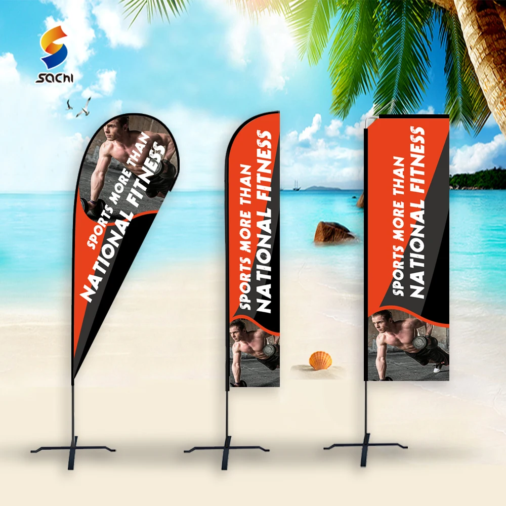 feather flags Advertising Business Shop Signs Outdoor Flags Shop Promotions 