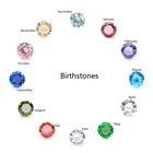 Engagement Rings 6 Claws Big Moissanite Birthstones S925 Sterling Silver Women Engraved Engagement Rings