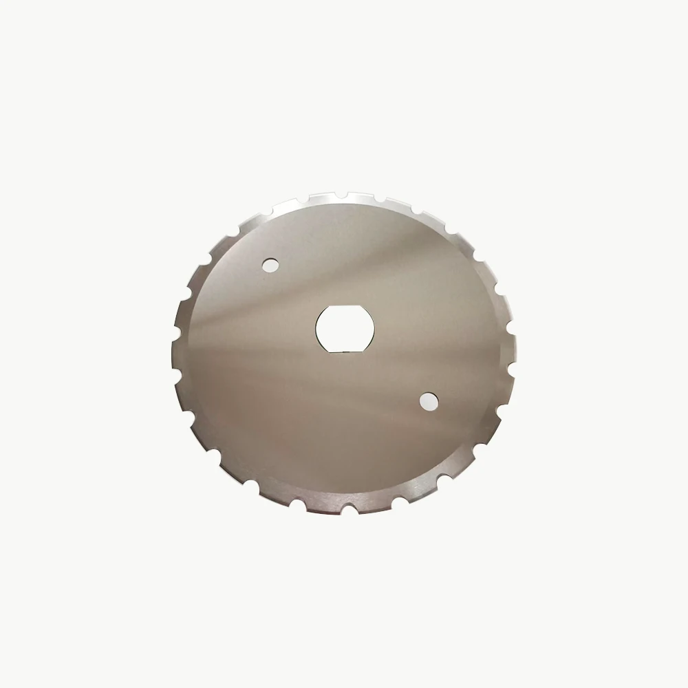 Auman Machinery Specular Surface Salmon Fish Cutting 105mm Round Blade for Report & Video Inspection supplier