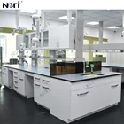 Table OEM Design High Quality Chemical Laboratory Furniture Workbench Island Table With Sink