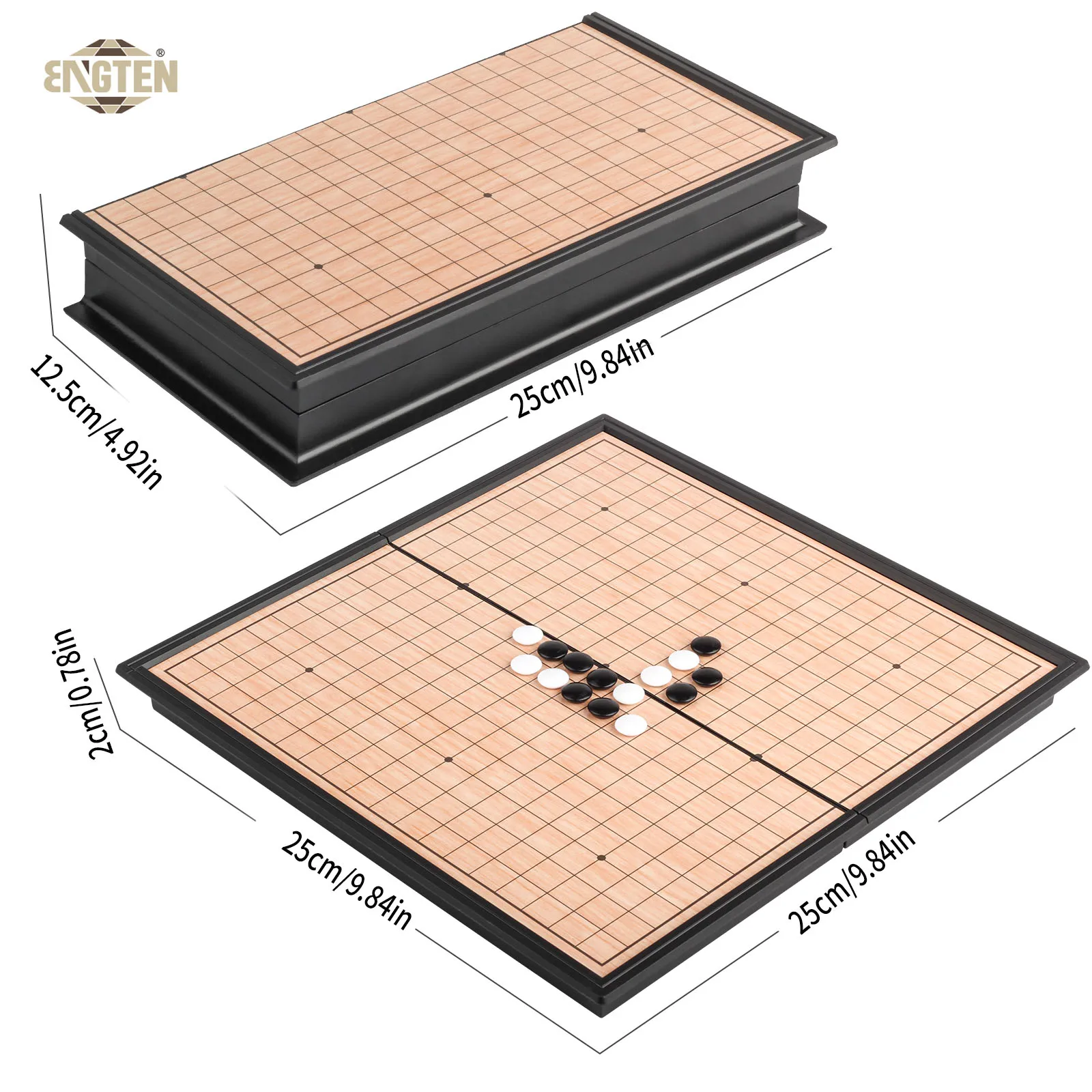 Magnetic Travel Go Game Set Magnetic Weiqi Educational Games Foldable Board Hot