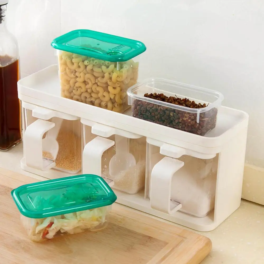 17pcs Food Storage Box Sealed Container Refrigerator Grain Beans