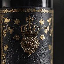 High Quality Custom Printing Logo Raised Pewter Wine Whiskey Bottle Metal Labels