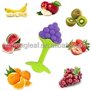 product bpa free food grade custom fruit sucking chew baby toy silicone silicon animals pacifier teething teether for newborn gift-9