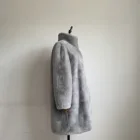 Rabbit Fur Coat Wholesale Fluffy Ladies Cropped Women Winter Faux Rabbit Fur Jacket Coat