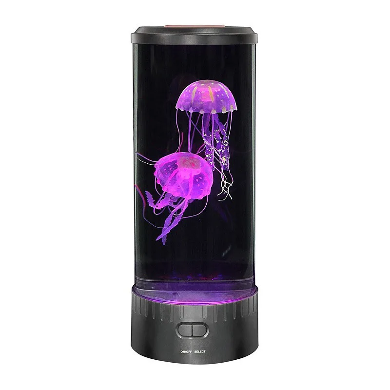 lámpara de Humor para Acuario Jelly Fish Tank para decoración del hogar lámpara mágica para Regalo con 5 Efectos de luz Que cambian de Color NBCDY Lámpara de Medusas Led Fantasy Redonda