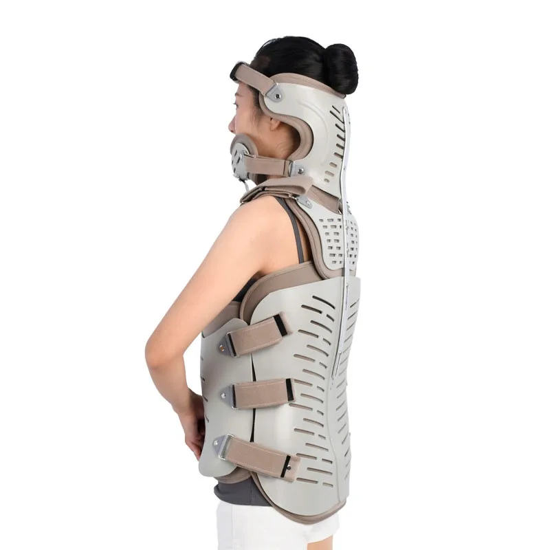 Adjustable Cervical Thoracic Orthosis Head Neck Chest Fixed Brace