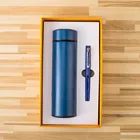 Items New Product 2021 Popular Items Sign Pen Vacuum Flask Gift Set
