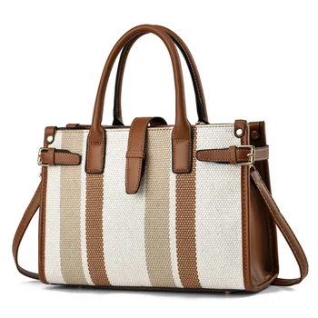 Manufacture Best Seller casual tote bags Hot Sale canvas purses ladies bags shoulder bags women's handbag