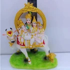 Shiva Artsculp Factory Supply Resin Indian Hindu God Statue Parwati Murti Shiva Parvati Ganesha Idols