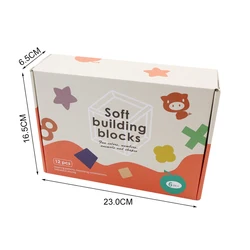 High Quality Educational Baby Cute Soft Building Blocks Stacker Toy Stacking Block, Silicone Stacking Toys, Stacked Toys