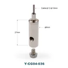 Cable Fasteners OEM Custom Pendant Brass Wire Gripper Cable Fasteners For String Light Hanging Kit