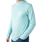 Shirts Men Fishing Shirt Men Men'S Blank Bamboo Lightweight Long Sleeve Quick Dry Hooded Fishing Shirts With Thumb Hole
