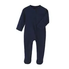 Clothes Cotton Cotton Hot Sale Baby Bodysuit Organic Baby Clothes Footies Color Cotton Romper Autumn