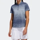 Women Golf Collar Shirt Design Low Price Modern Women Golf Sport Stand Collar Polo Shirt With Polyester Jersey