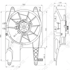 Auto Fan For 377121220A 377959455H Auto Radiator Cooling Fan For VW GOLF PARATI SAVEIRO POINTER GOL