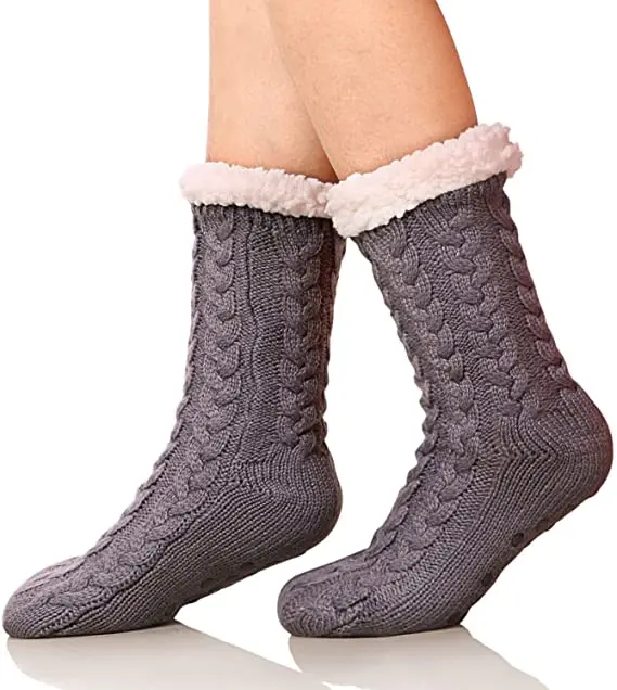 soft top slipper socks