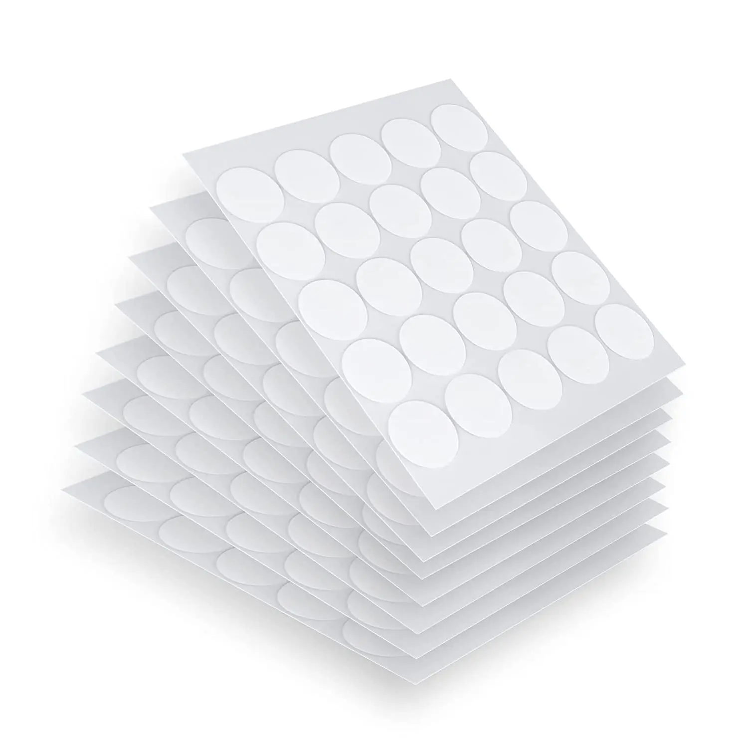 LOW MOQ Strong Viscosity 20mm 30mm 50mm Washable Die Cut Circles Double Side Nano Tape