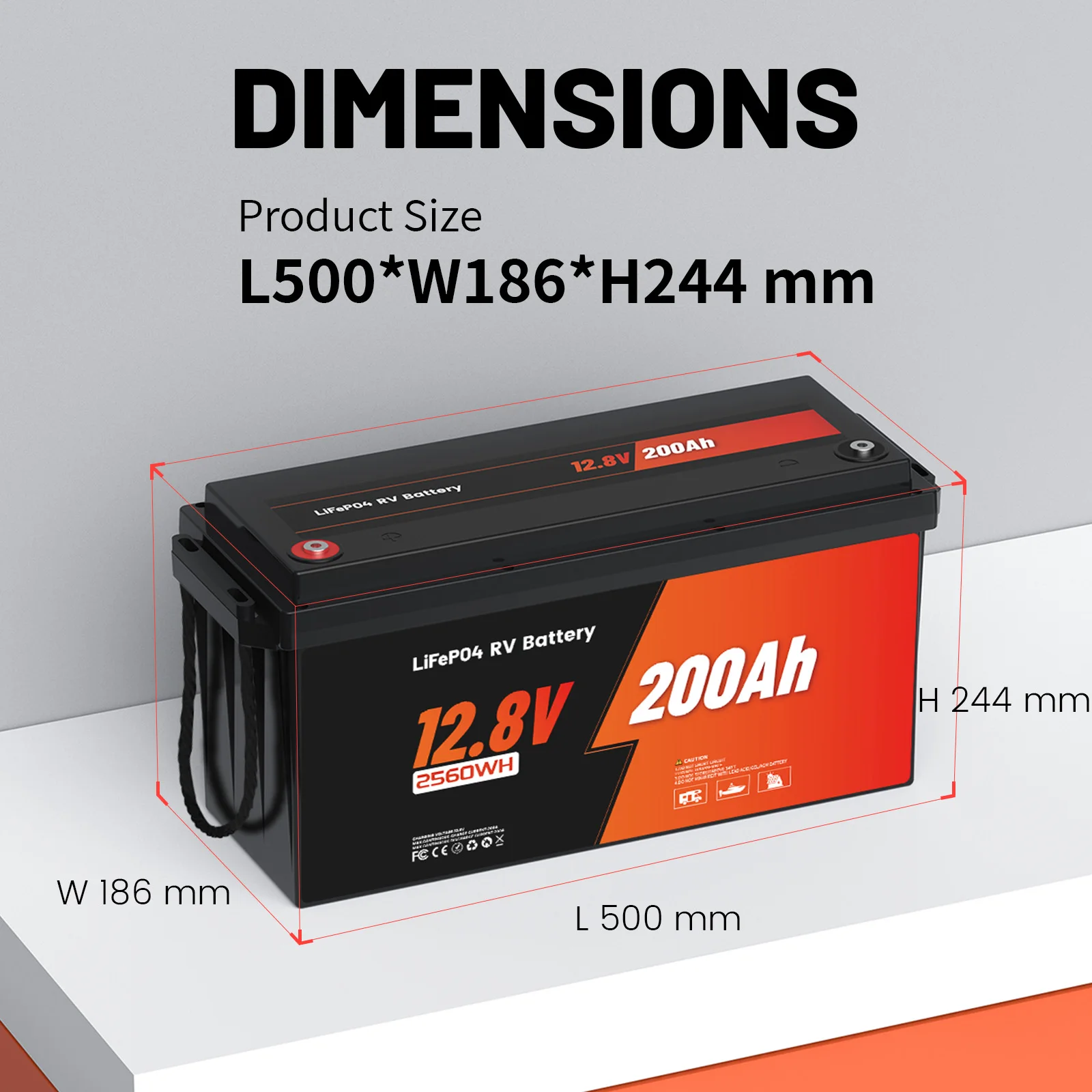 12.8v 200ah