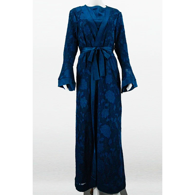 Muslim Abaya Dress for Women Islamic Modest Wear Long Sleeve Prayer Robe Dubai Luxury Kaftan Eid Ramadan Traditional Clothing manufacture
