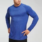 Clothing Gym T-shirt Men Custom Gym Sportswear Fitness Clothing Muscle Fit Long Sleeve Apparel Men's T Shirt