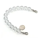 Bead Bag Bag Chain Meetee H-J487 Lady Handbag Acrylic Pearl Chain Strap Bead Resin Bag Chain