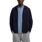 Custom Quality Hoodie High Qualiy OEM Custom High Quality 100% Cotton Plain Zip Up Drawstring Unisex Hoodie