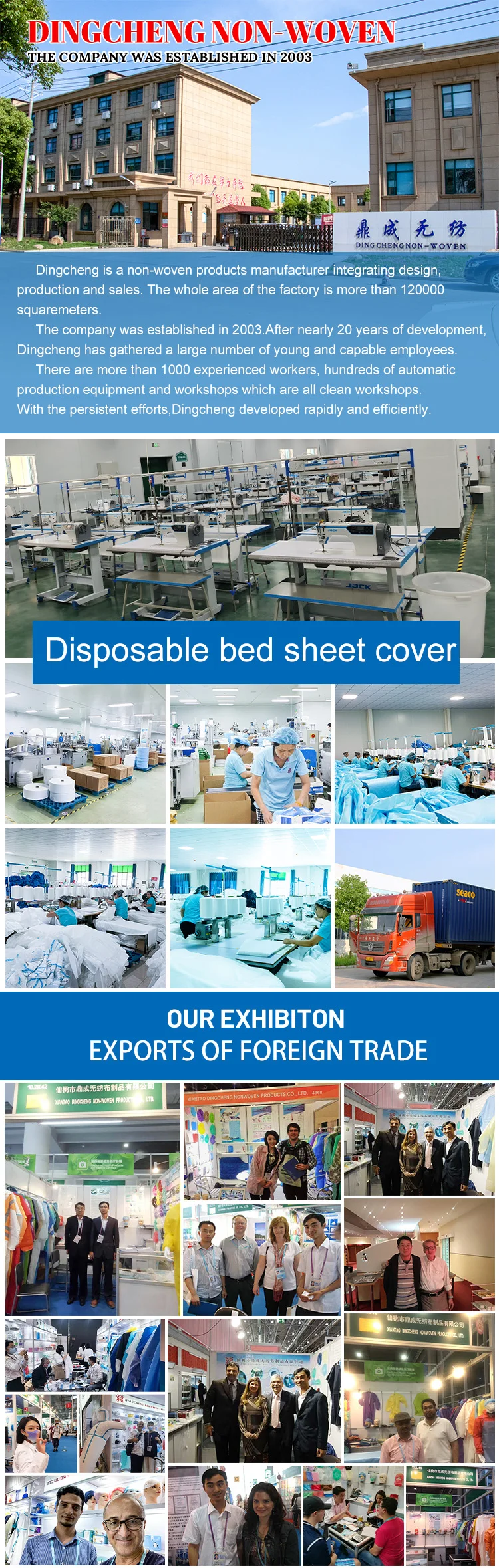 Disposable Hospital Product Medical Excellent Bed Sheets For Hospital For Travel Hotels Hospitals Massage Spas Medical Bed Sheet