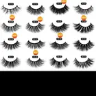 Eyelashes 2020 New Styles 5D Real Mink 25mm Eyelashes With Customized Packaging And Logo Printing