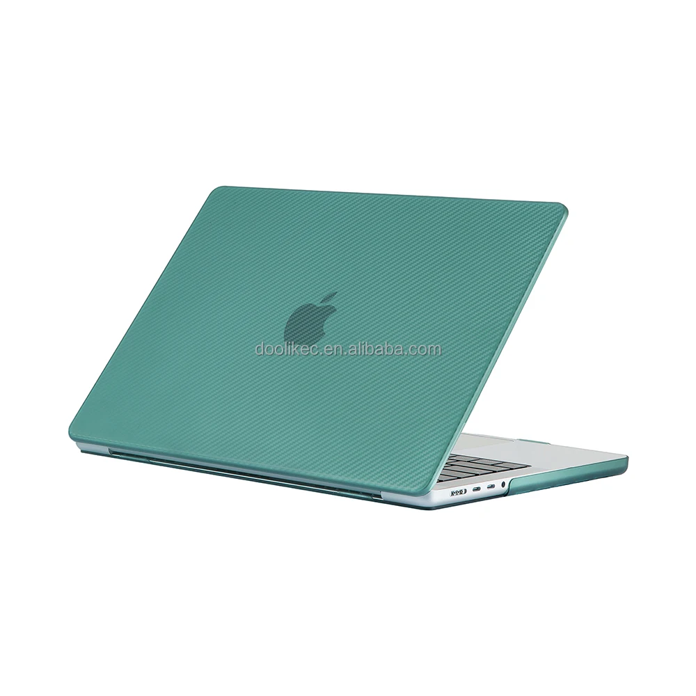 Slim Carbon Fiber Plastic Hard Shell For Macbook Pro 13.3 Air 13 15 16 inch Computer Case Accessories