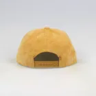 Short String Hat Pattern Custom Color Unstructured Corduroy 5 Panel Short Brim Snapback Caps And Hats With String
