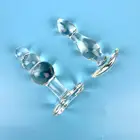 Smooth Glass Anal For Lesbian Prostate G Spot Massager Craft Glass Dildo Handmade Glass Sex Toy