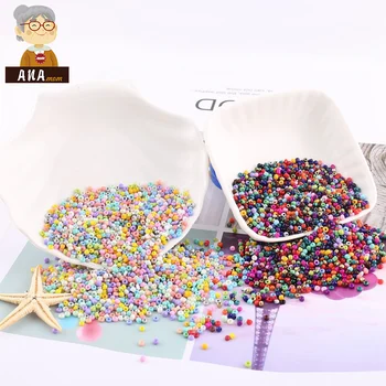 Customized Colorful 6/0 8/0 11/0 2 3 4 MM Transparent Opaque Mix Solid Crystal Glass Seed Beads 450G/BAG For Jewelry Making