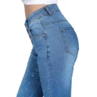 Jeans New Women High Waist Slim Fit Female Denim Blue Pencil Pants Stretch Waist Woman Jeans