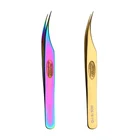 Tweezers Extension Tools Isolation Anti-magnetic Stainless Steel Eyelash VETUS Tweezer MCS-16-11D MCS-16-12D