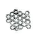 Nuts 8 Nut HDG Steel High Strength Galvanized Thin Hex Nuts M16 Grade 8 Hexagon Nut