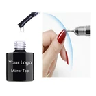 Days Wholesale Private Label Long Lasting 40 Days Uv Led Gel Diamond High Gloss Top Coat Nail Polish