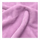 Garment 100% Polyester Warp Knitting Super Soft Fabric For Baby Fluffy Toys Garment Sofa Covers