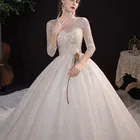Bridal Bridal Dresses Widely Used Fabric White Wedding Dress Bridal Highlight The Figure