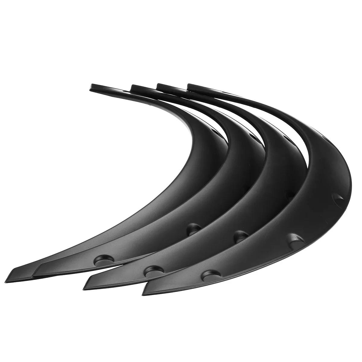 4piece Universal Fender Flares Car Mudguard Flares Flexible For Benz