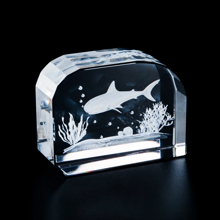 product wholesale factory custom tourist glass paperweight animals 3d laser crystal souvenir gifts-37