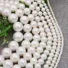 Shell Pearls Pearl Classical Round Natural Shell Pearls Natural Freshwater Cultured Pearl FOR DIY Sweater Necklace